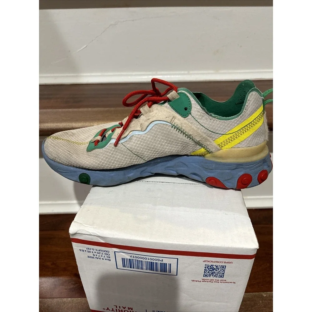 Nike React Element 55 SE Super Nintendo Size 9 CT1142-800 No Box